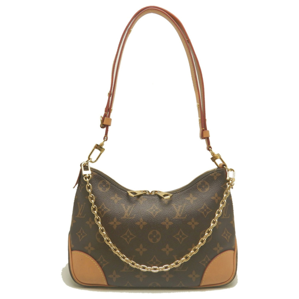 LOUIS VUITTON Louis Vuitton Monogram Boulogne PM M45832 Shoulder Bag Brown Wo...